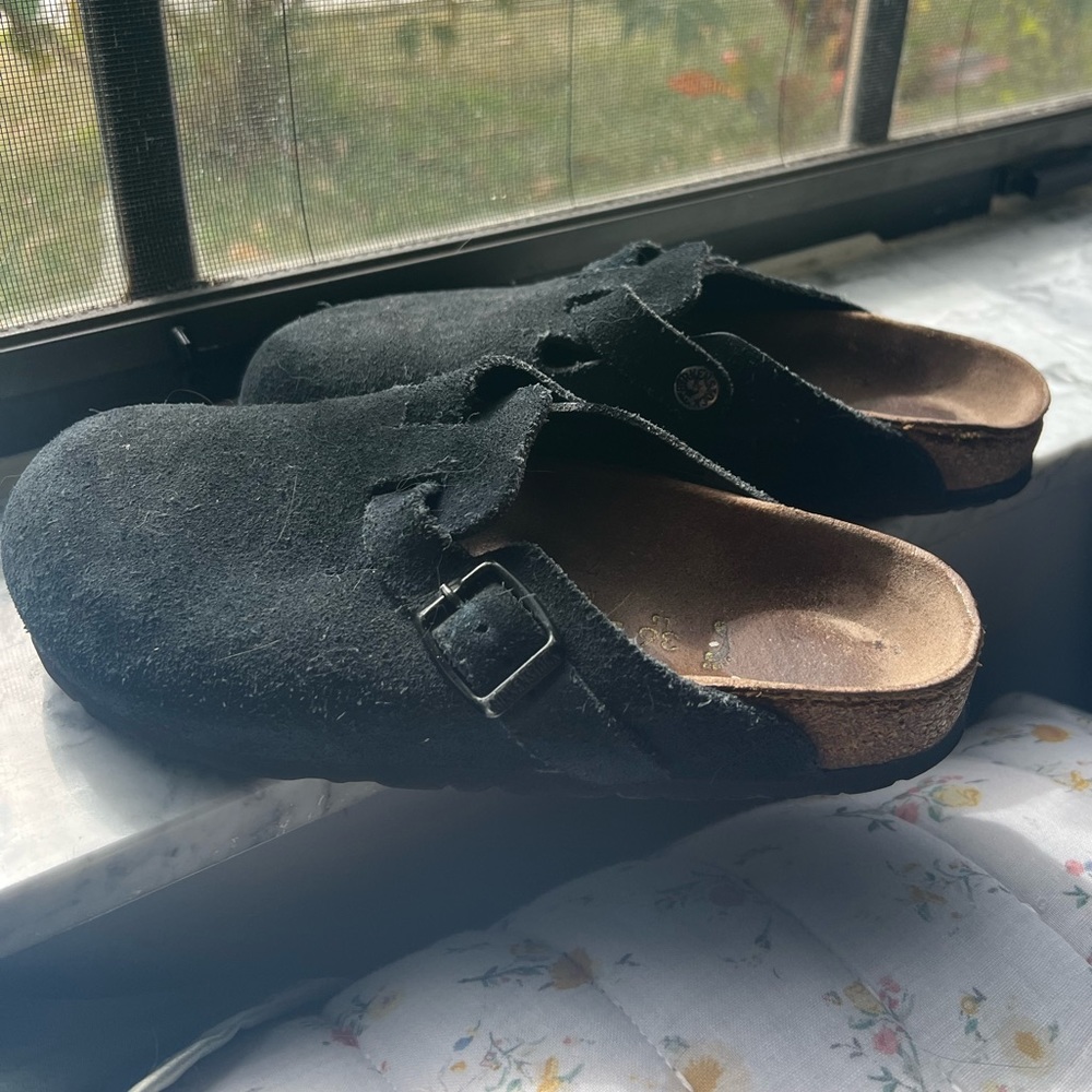 COPY - Black Birkenstock Boston Clog